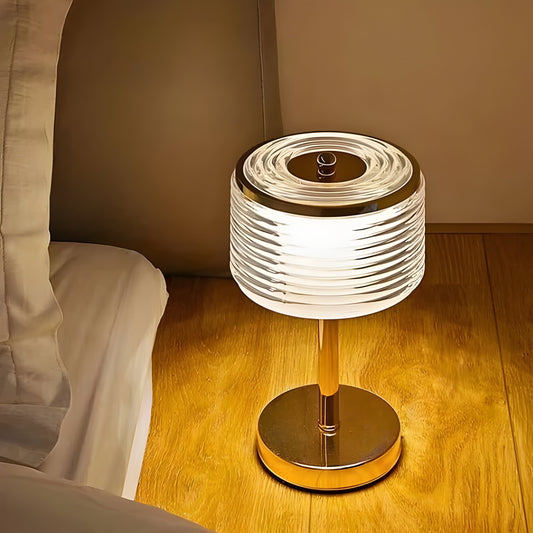 Elegant LED Ring Table Lamp - Hjalda
