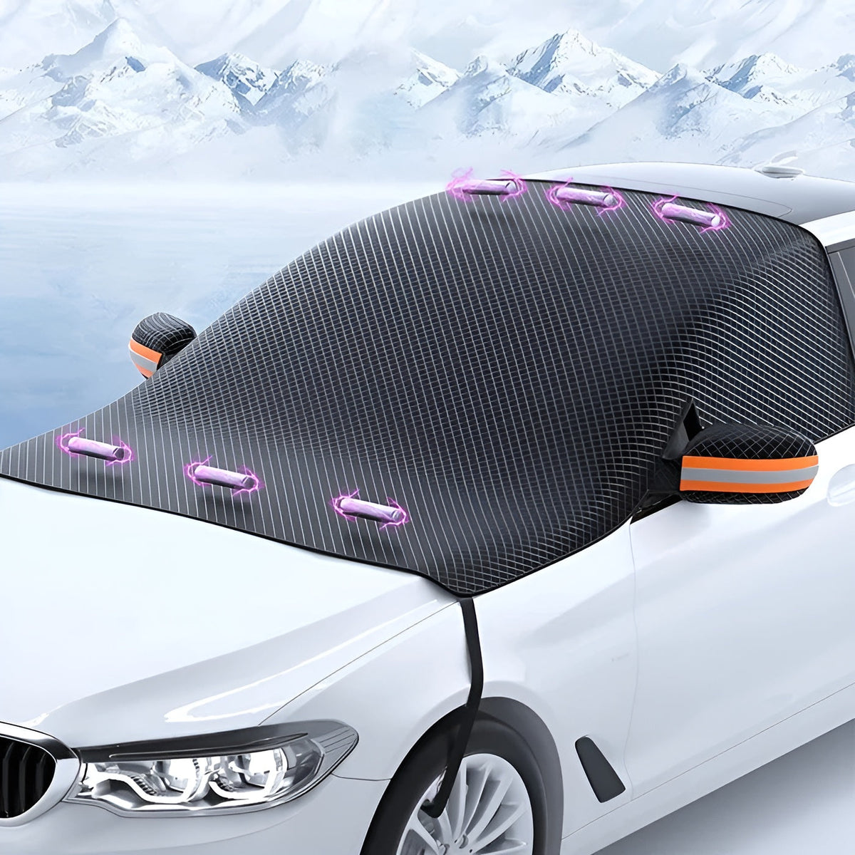 Magnetisk Frostdækken til Bilen – Hurtig Beskyttelse mod Is og Sne | Til Vinterdage