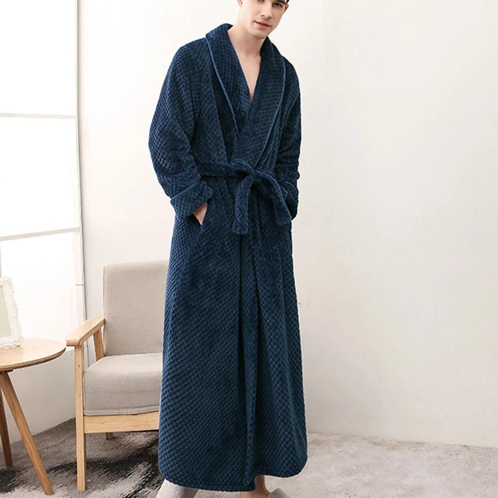 Premium fleece morgenkåbe i flere størrelser