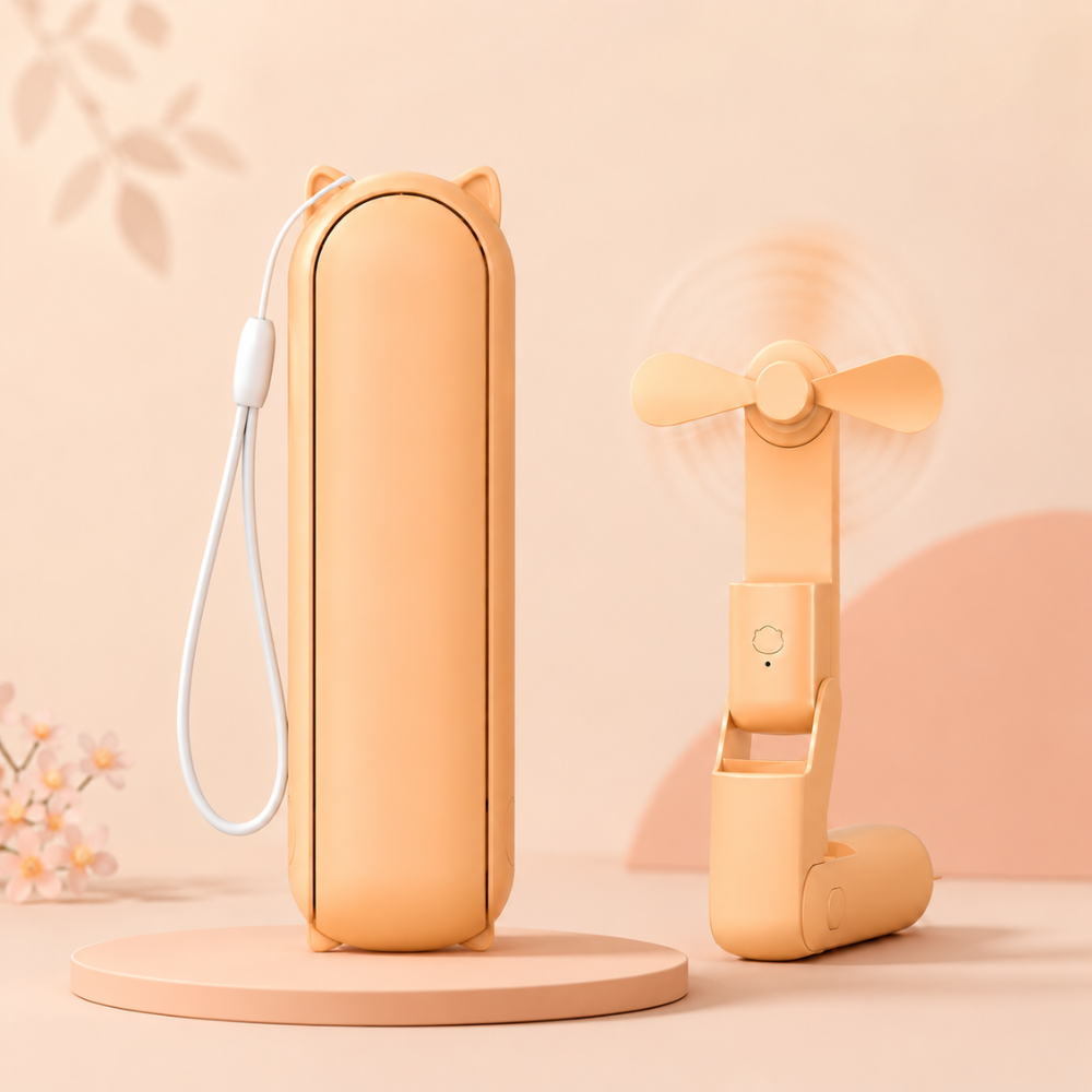 Kompakt ventilator i håndbagage til rejser