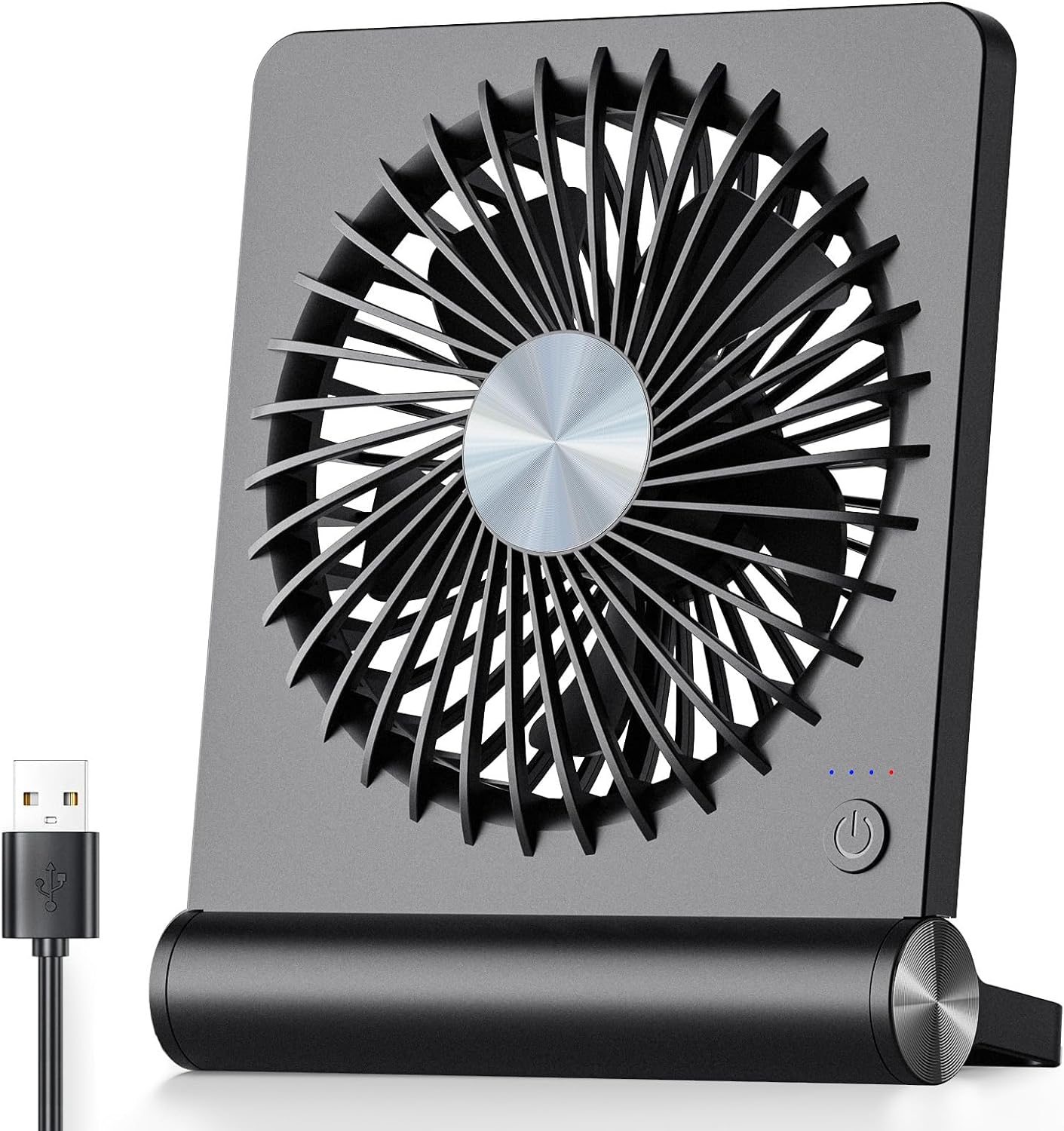 Kompakt USB bordventilator – frontvisning
