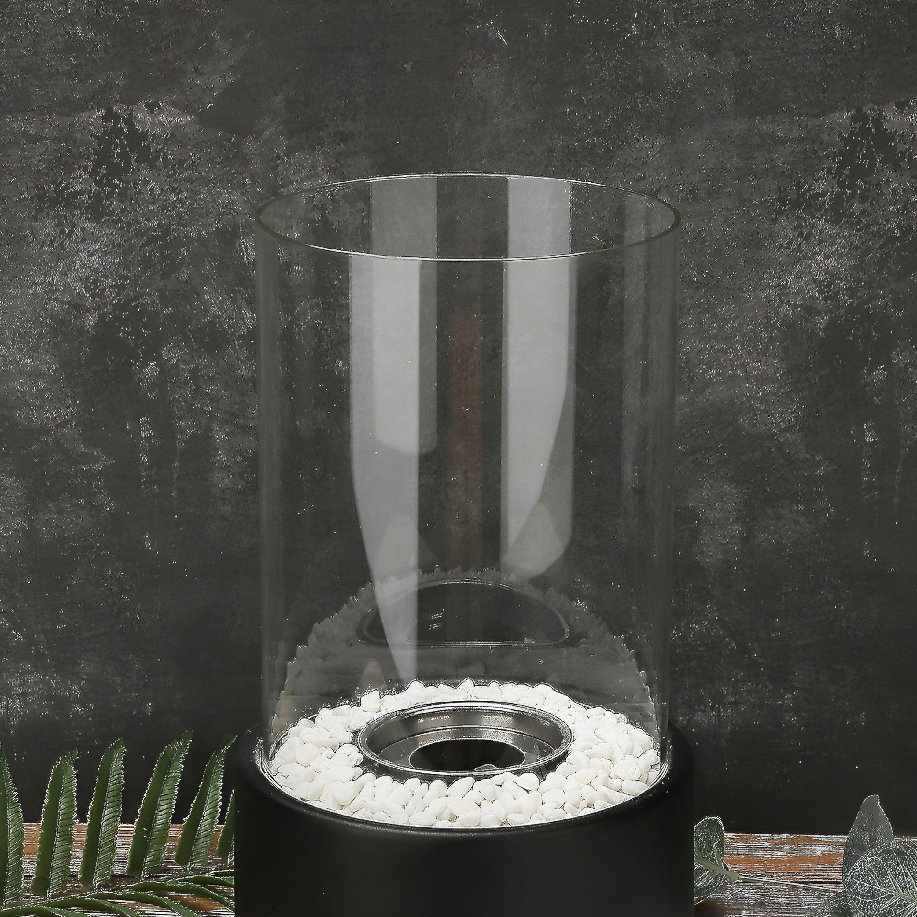 NordFlamme Table Fireplace – Elegant Bioethanol Ambiance