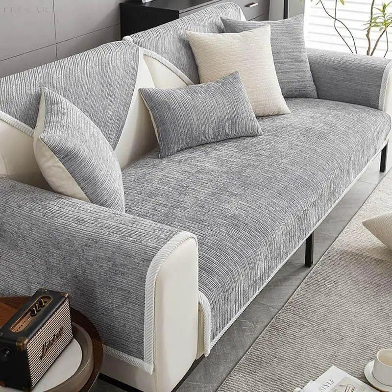 Betræk til Ikea Sofaer i Chenille – Holdbar Beskyttelse mod Kæledyr og Slid, Blød og Stilfuld Løsning 4
