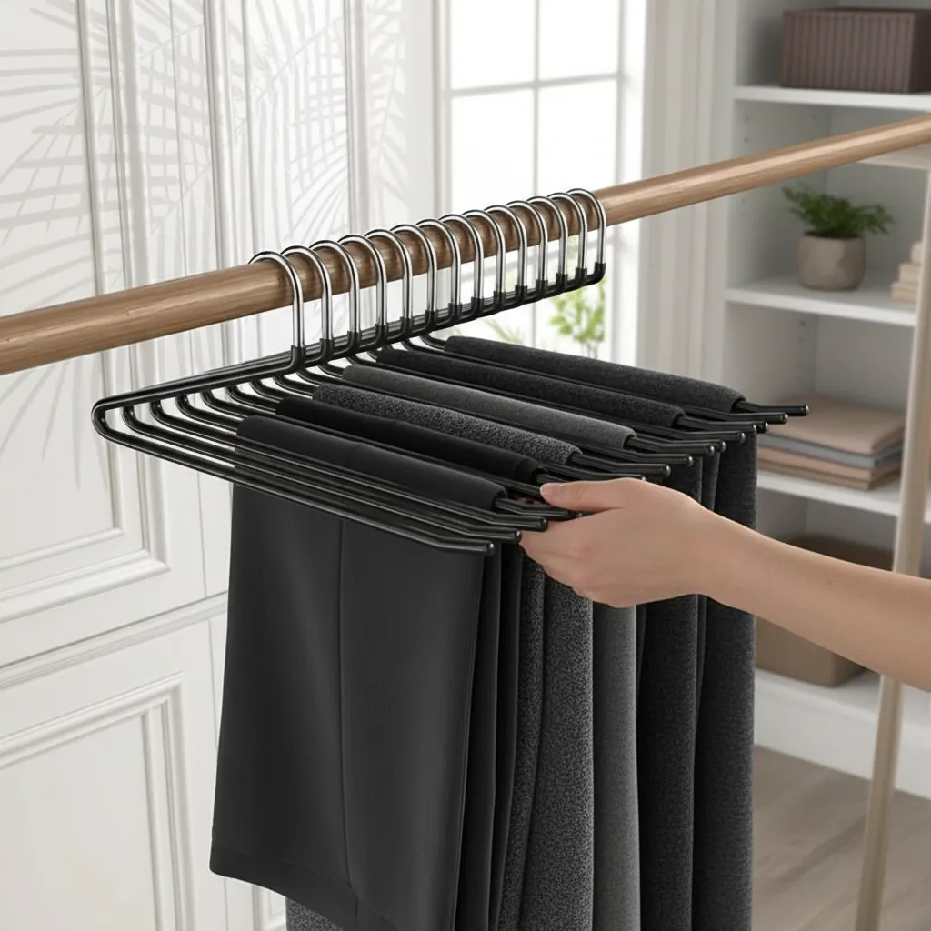 Buksebøjler i Rustfrit Stål – Pladsbesparende, Stilfulde og Alsidige til Organisering af Garderoben 4