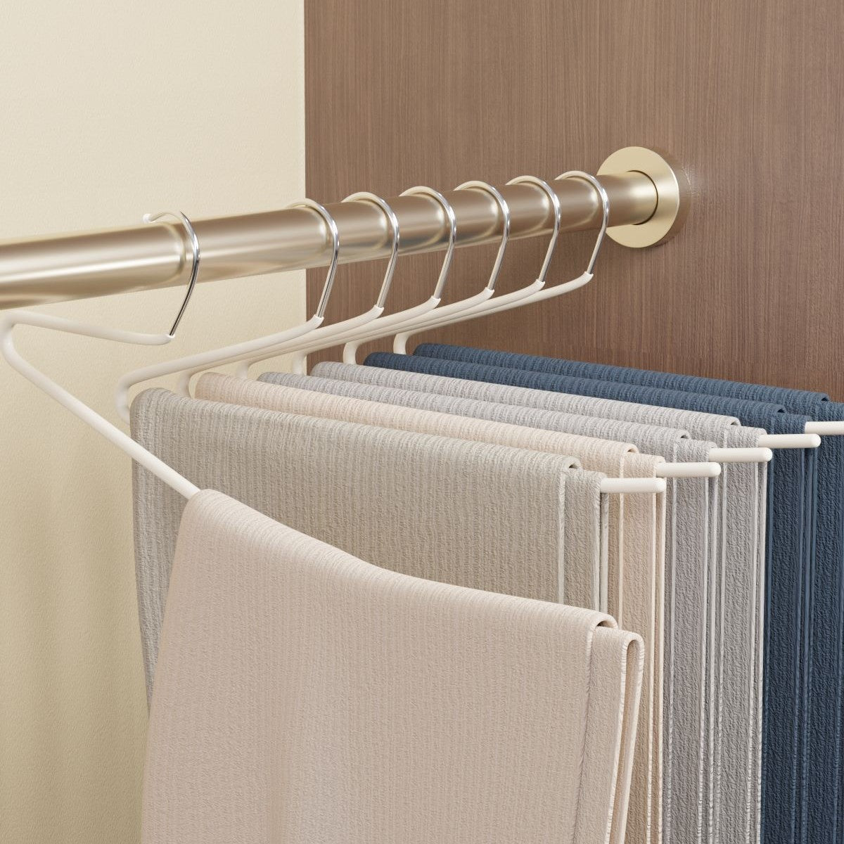 Buksebøjler i Rustfrit Stål – Pladsbesparende, Stilfulde og Alsidige til Organisering af Garderoben 7