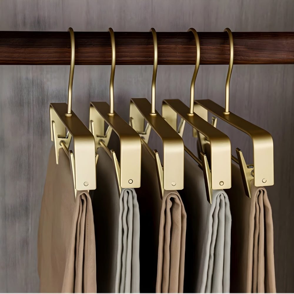 Bukseclips Sæt i Aluminium – Pladsbesparende Clips til Bukser og Nederdele | Elegant og Holdbart Design 7