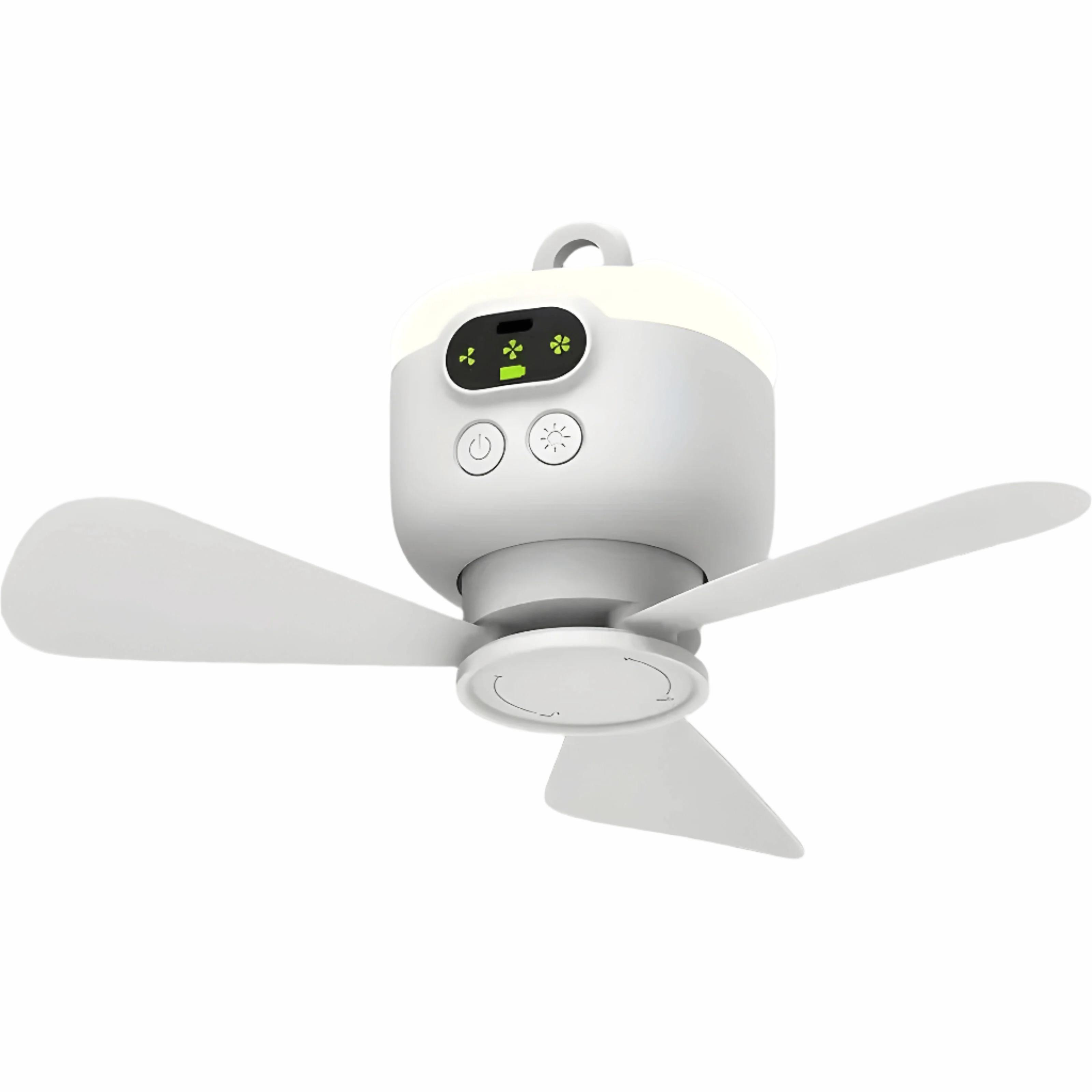 Campaign Fan - Genopladelig, fjernbetjent, bærbar ventilator til telte, vandreture og hytter 0
