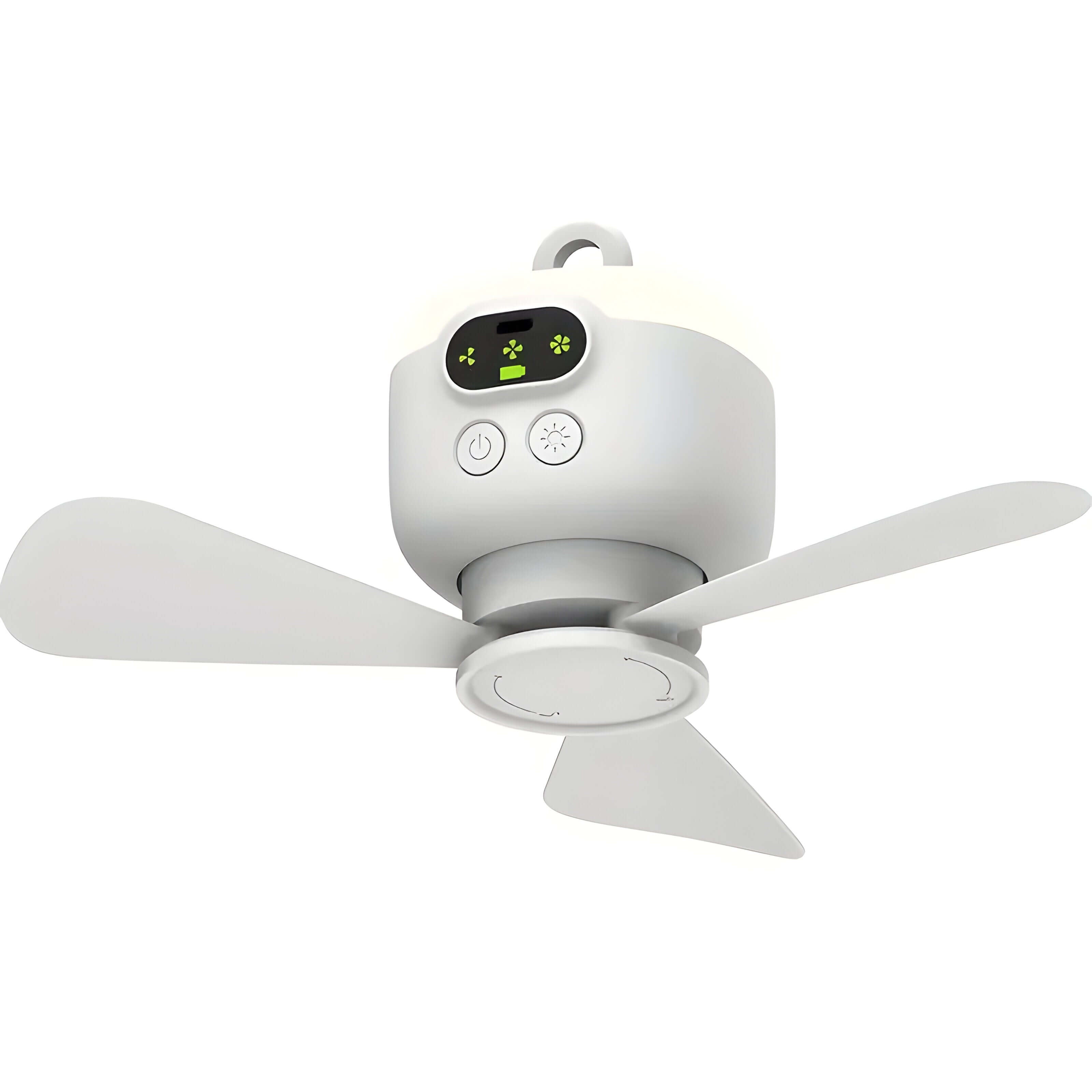 Campaign Fan - Genopladelig, fjernbetjent, bærbar ventilator til telte, vandreture og hytter 7