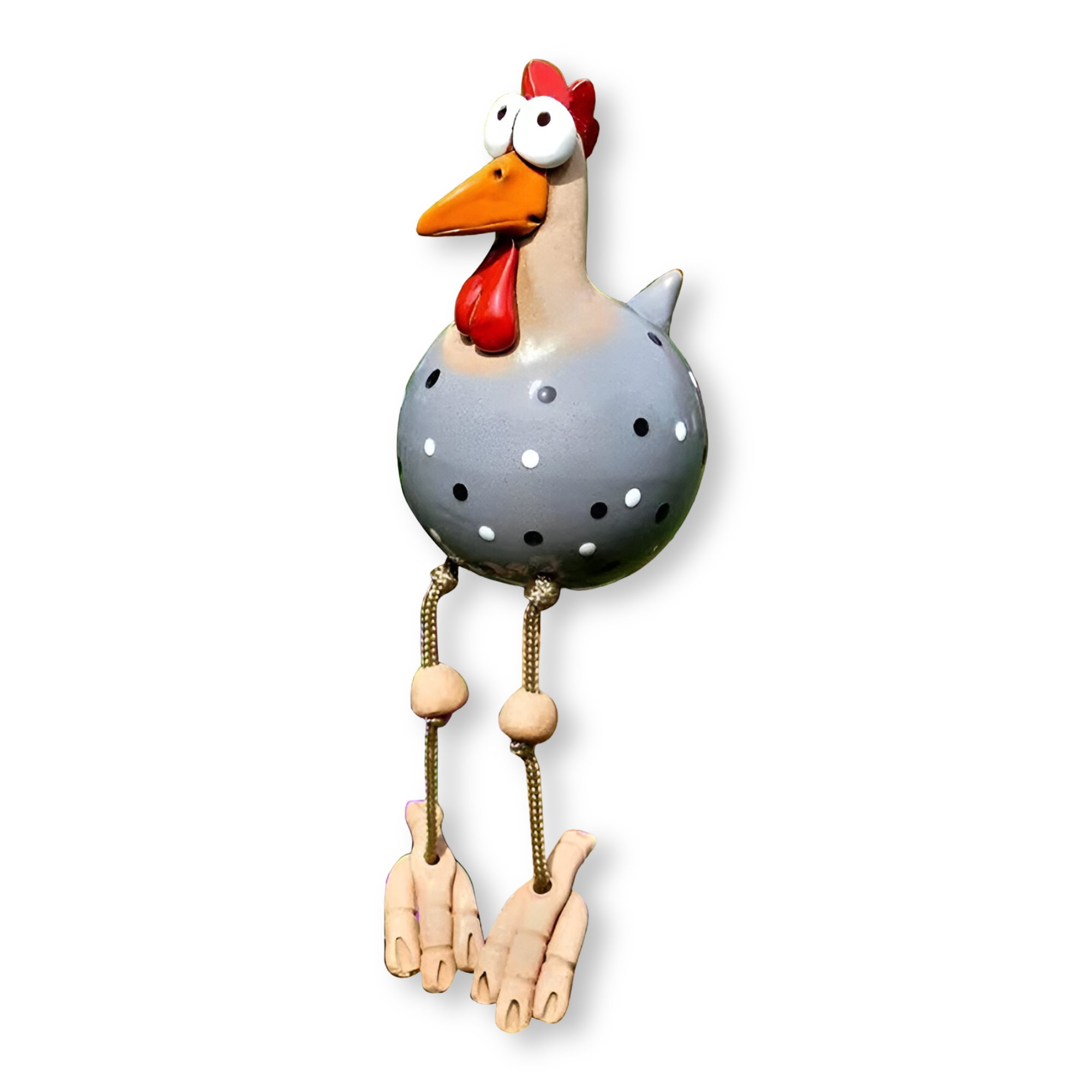 Cluckoo Vejrbestandig Kylling Statue – Legende Design til Have og Terrasse Dekoration 0