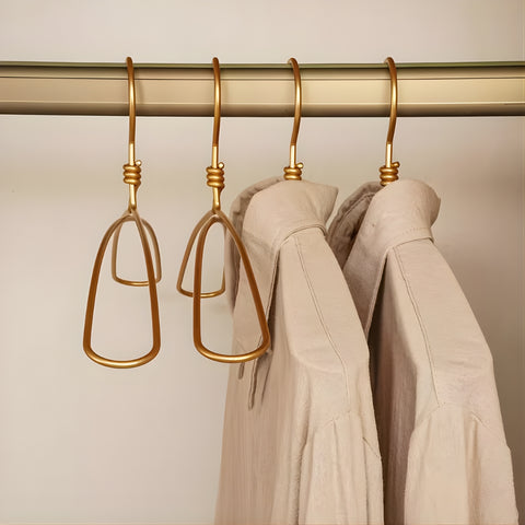 Ekstra Brede Metalbøjler – Holdbare Aluminiumsbøjler til Elegant Garderobeorganisering | Perfekt Skulderstøtte 2