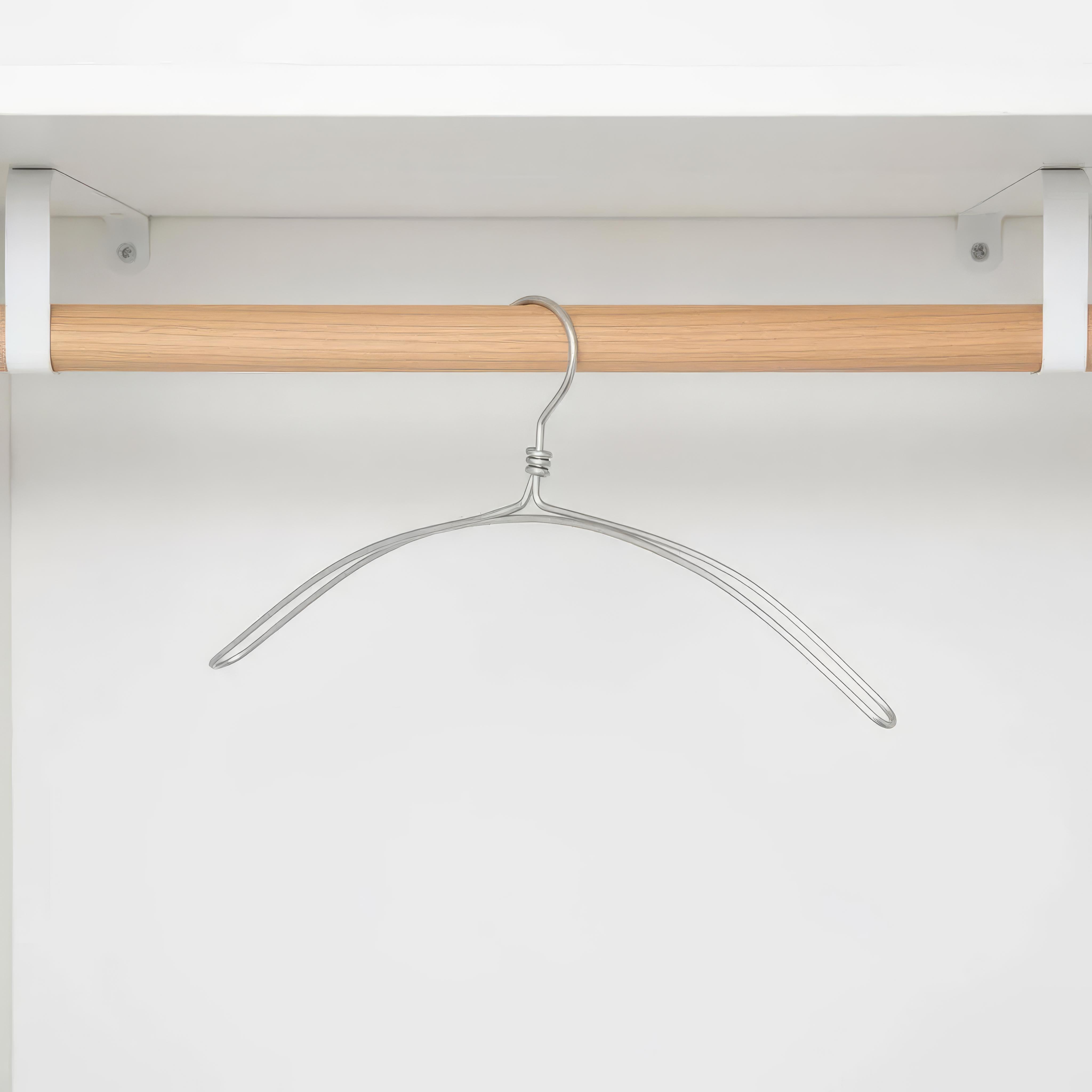 Ekstra Brede Metalbøjler – Holdbare Aluminiumsbøjler til Elegant Garderobeorganisering | Perfekt Skulderstøtte 6