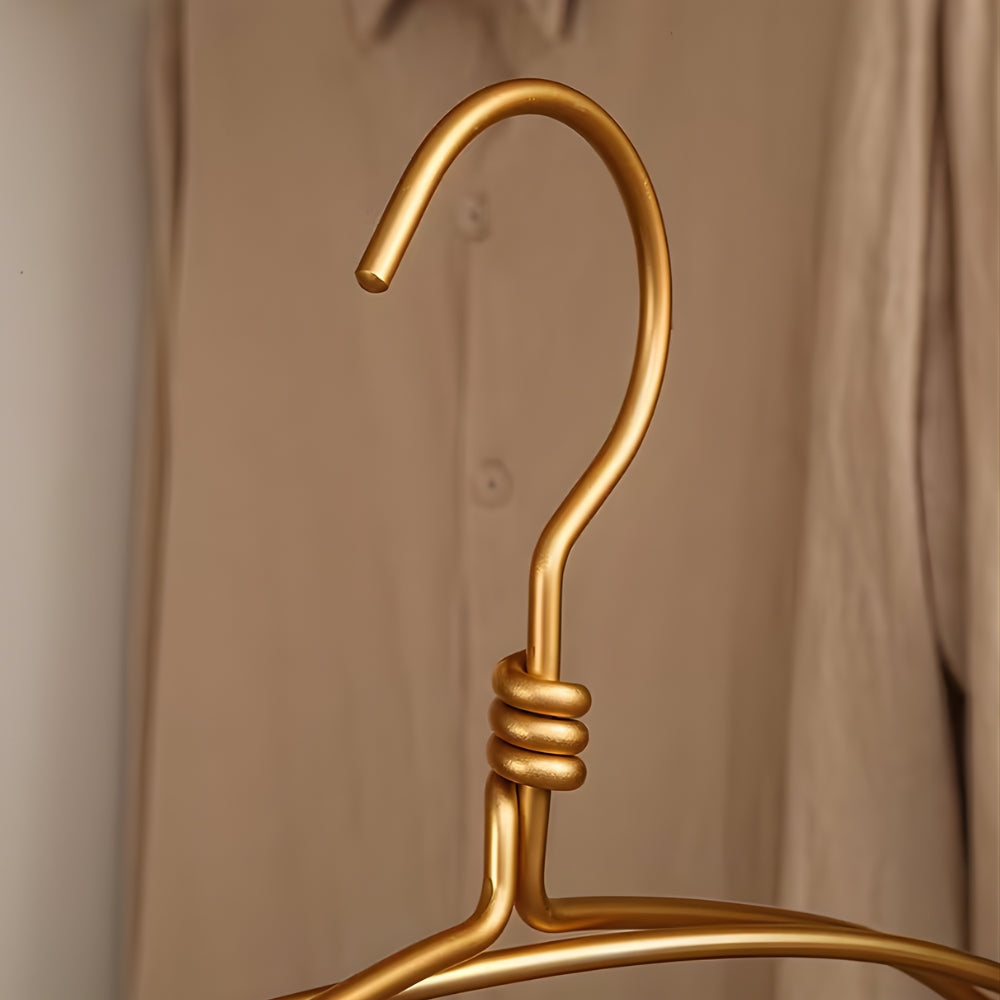 Ekstra Brede Metalbøjler – Holdbare Aluminiumsbøjler til Elegant Garderobeorganisering | Perfekt Skulderstøtte 8