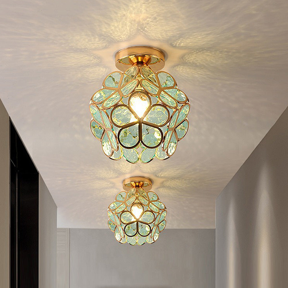 Floyem Blomsterloftslampe – Kompakt Design til Soveværelse og Entre med Atmosfærisk Belysning Loftslampe 2