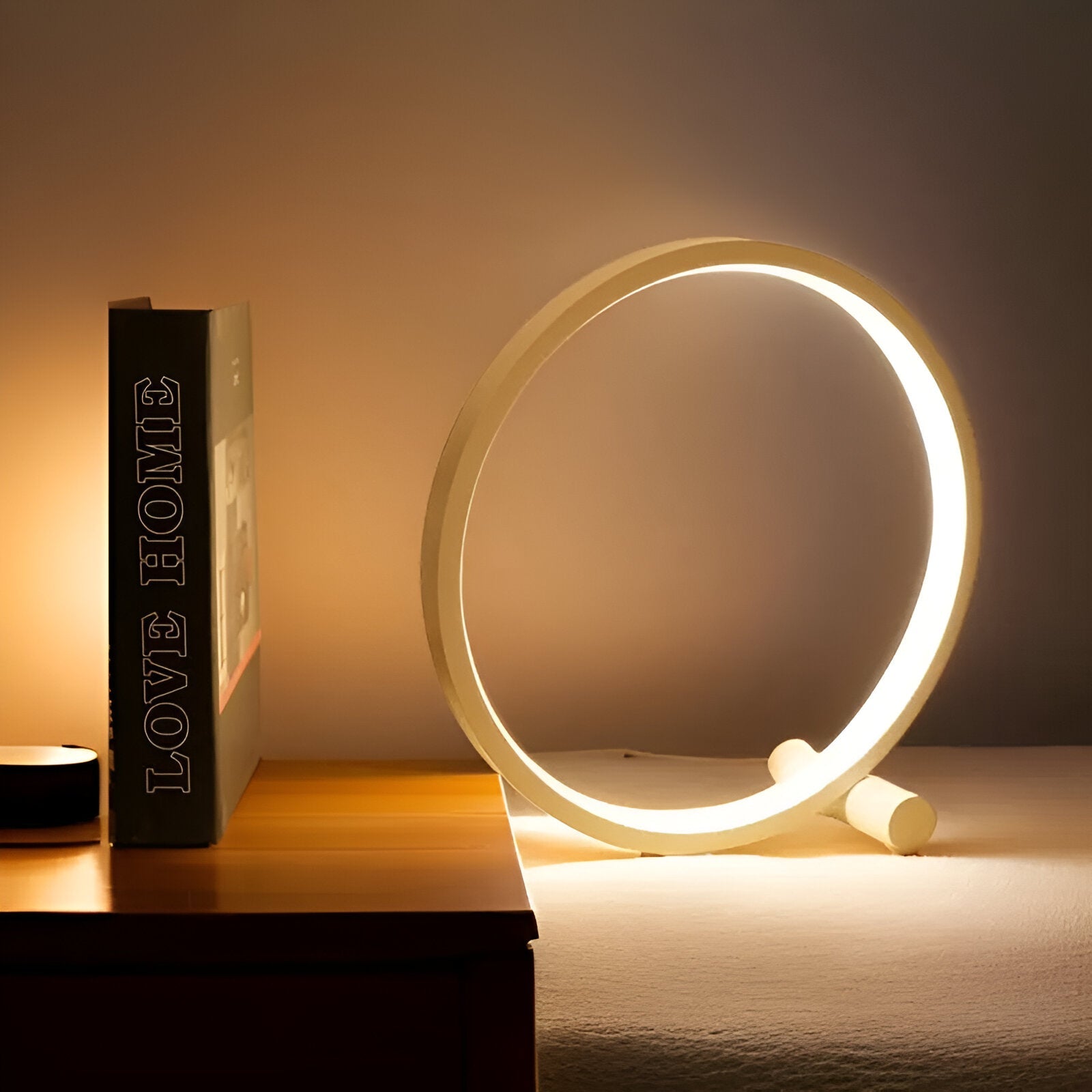 Lunaris Minimalist LED Table Lamp – Customisable, Elegant Lighting