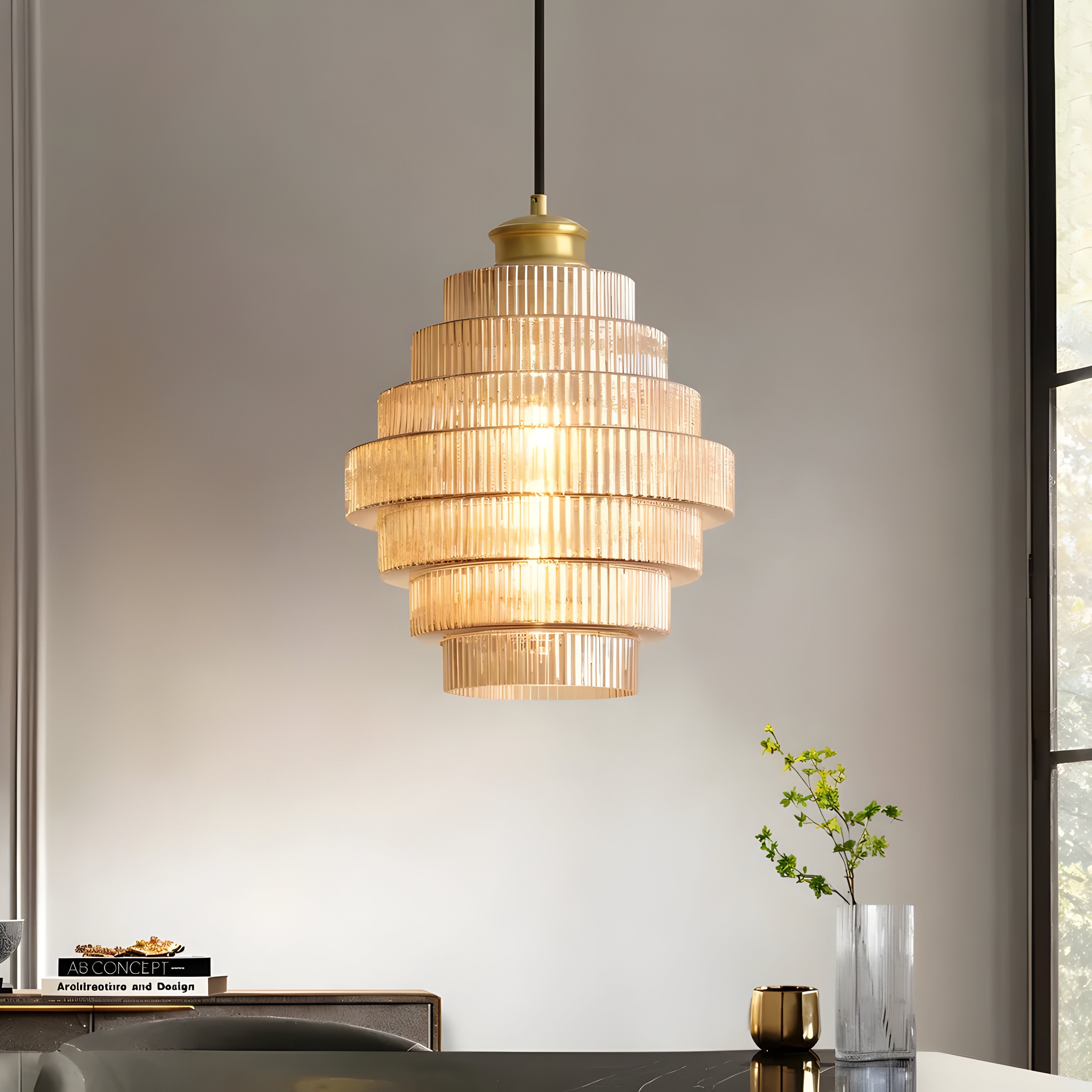 Luxurious LED Crystal Pendant Chandelier Light