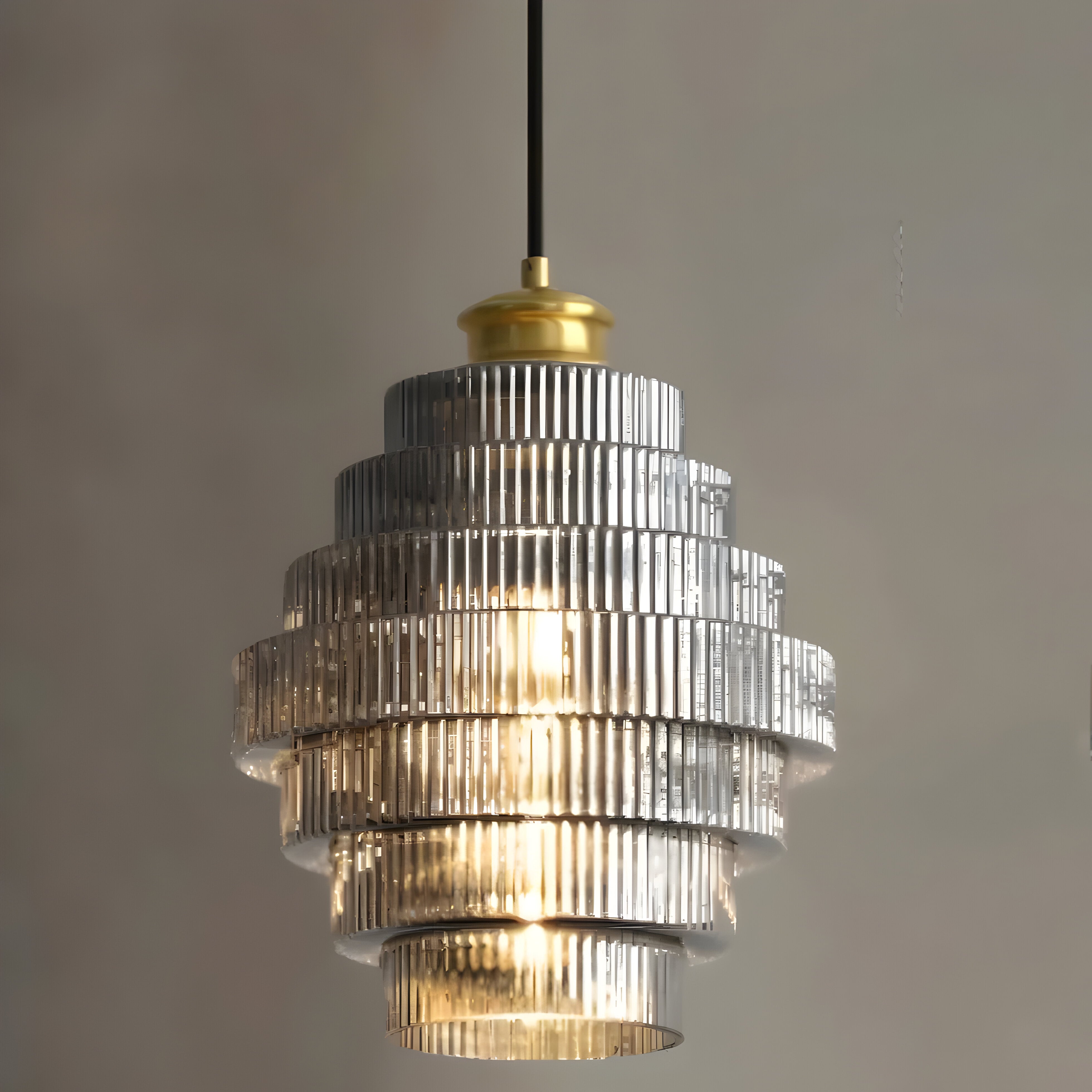 Luxurious LED Crystal Pendant Chandelier Light
