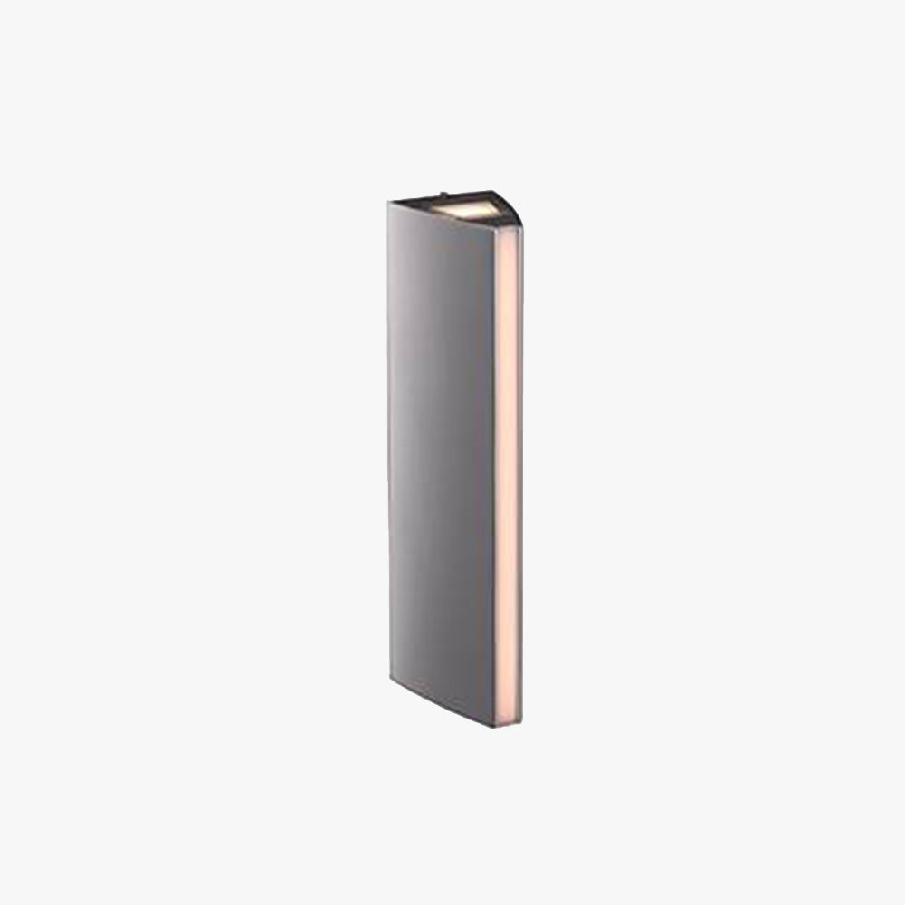 Moderne LED udendørs væglampe i geometrisk minimalistisk design