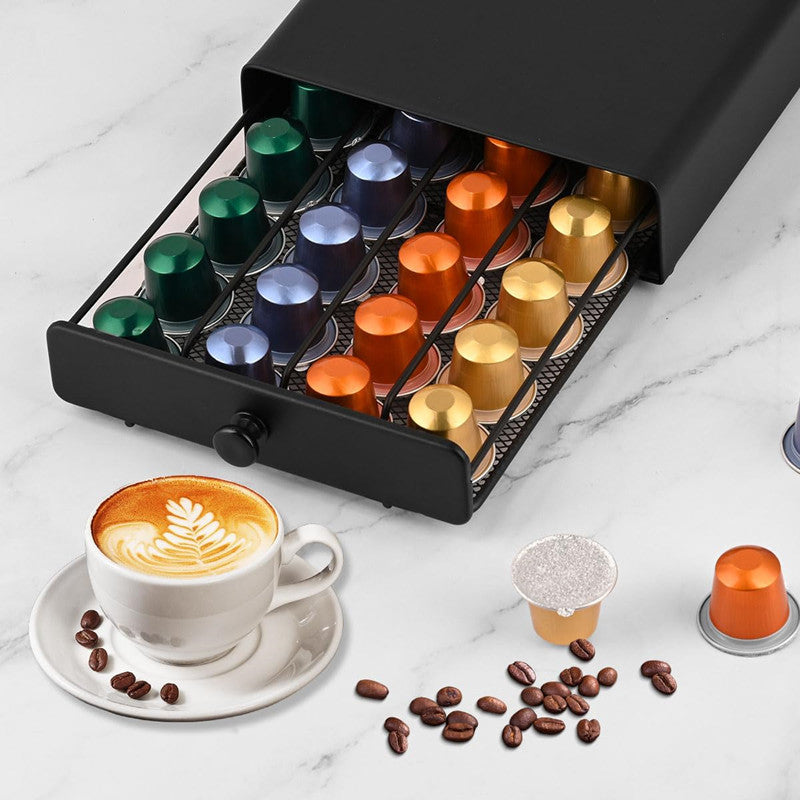 Kapselholder til Nespresso – Elegant Pladsbesparende Opbevaring til 40 Kapsler i Moderne Design 0