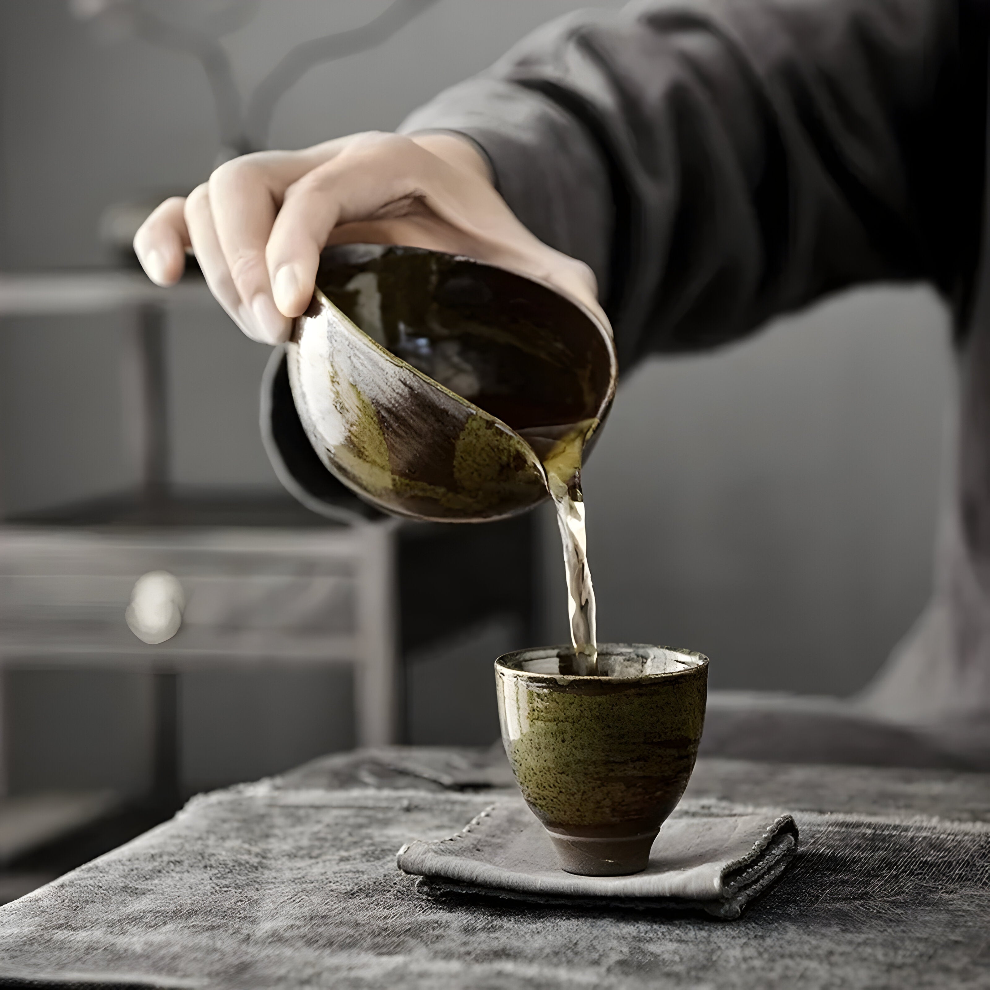 Keramisk Matcha Skål – Håndlavet Design til Optimal Teoplevelse og Traditionel Te Ceremoni 3