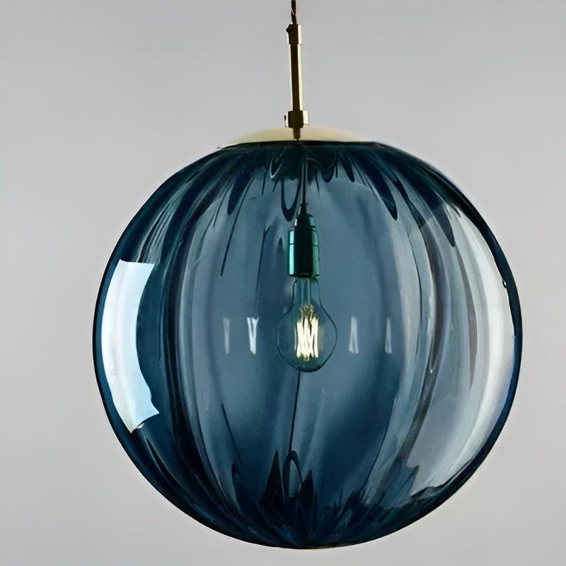 Elegant Nordic LED Glass Dome Pendant Lamp