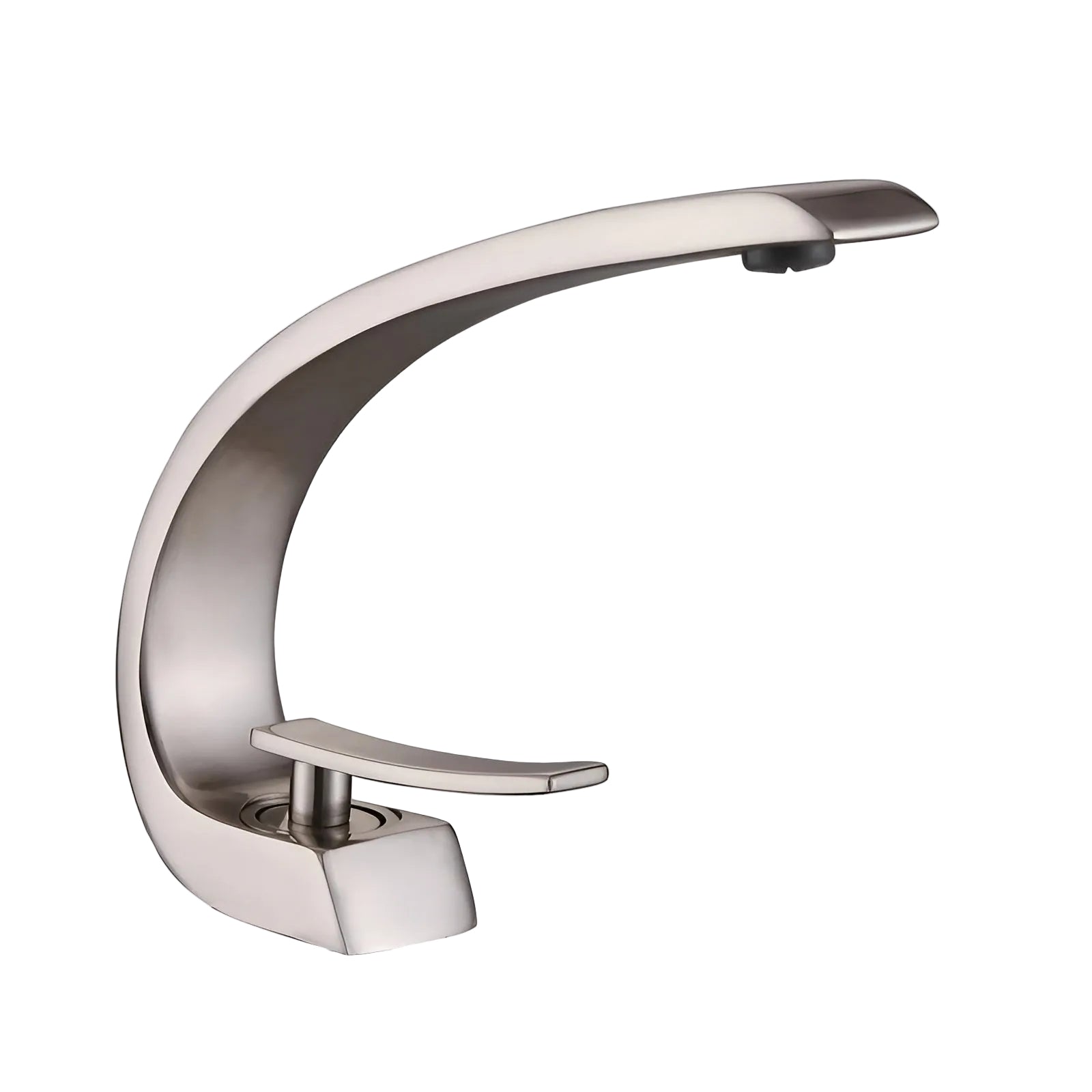 Moderne Håndvaskarmatur i Messing – Elegant og Pladsbesparende Design til Badeværelset | Ergonomisk Betjening 1