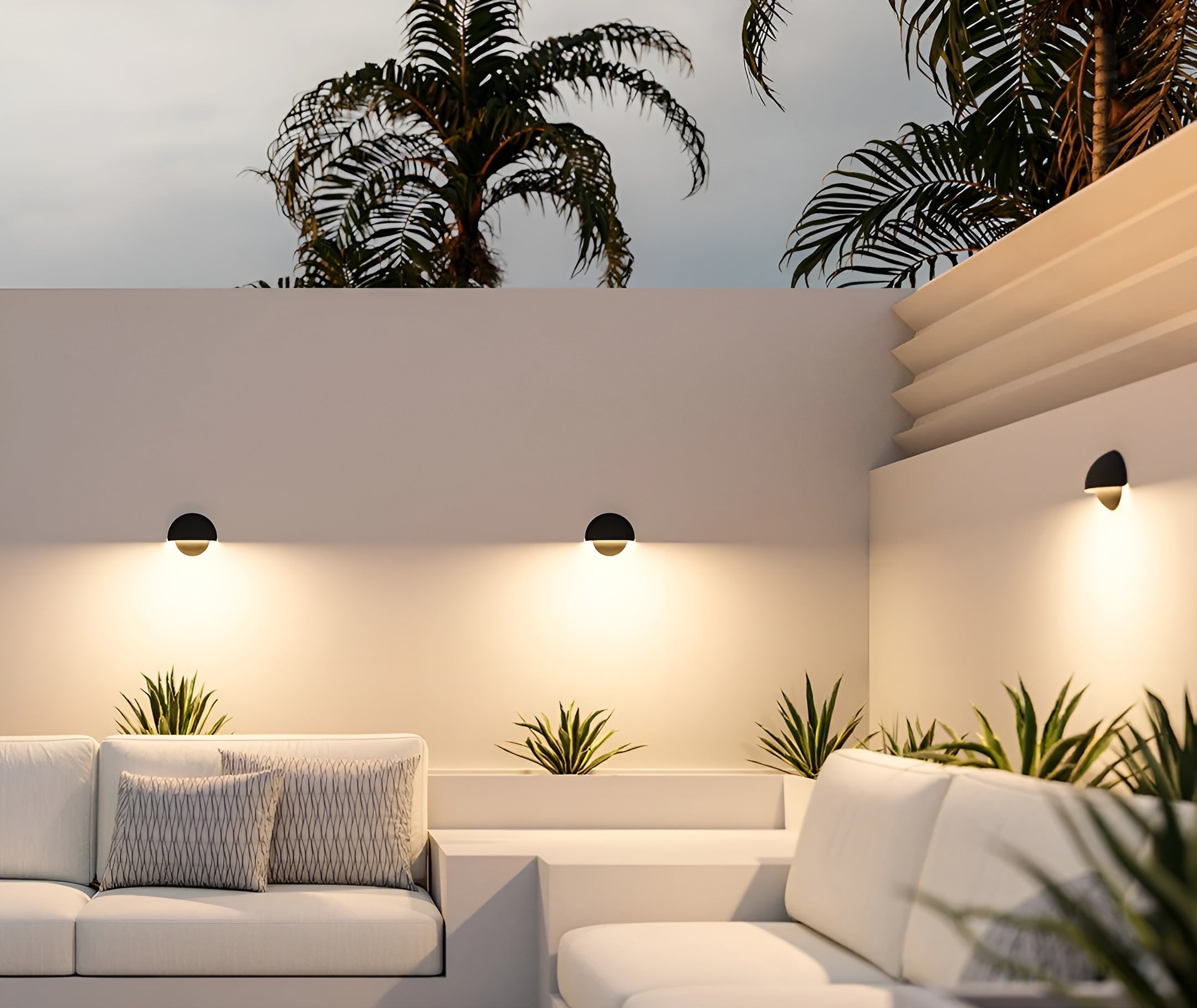Moderne LED Facadelampe – Elegant Belysning i Rustfrit Stål til Indendørs og Udendørs Brug, Energibesparende Design