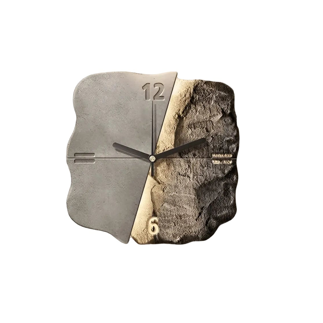 Moderne Vægur i Metal og Glas – Elegant Design med Lydløs Kvartsteknologi til Stuer og Soveværelser