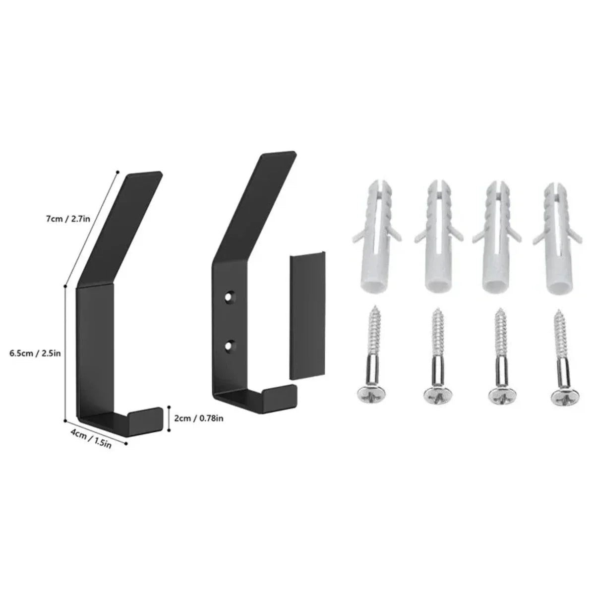 Multifunktionel Knageholder i Rustfrit Stål – Pladsbesparende Løsning til Organisering i Hjemmet 2