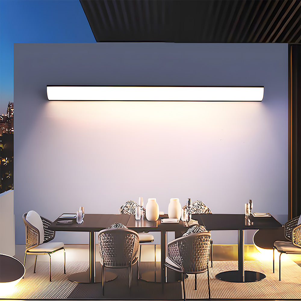 Moderne udendørs LED-væglampe – vandtæt og minimalistisk til have og terrasse, IP65, billede 2