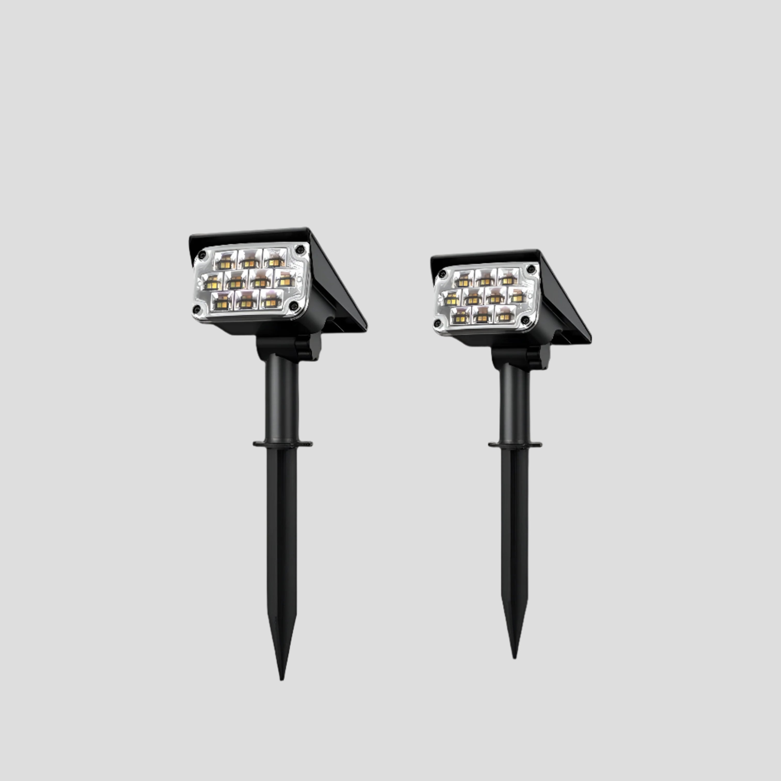 Elegant Solar LED Spotlights for Gardens - Wireless & Waterproof