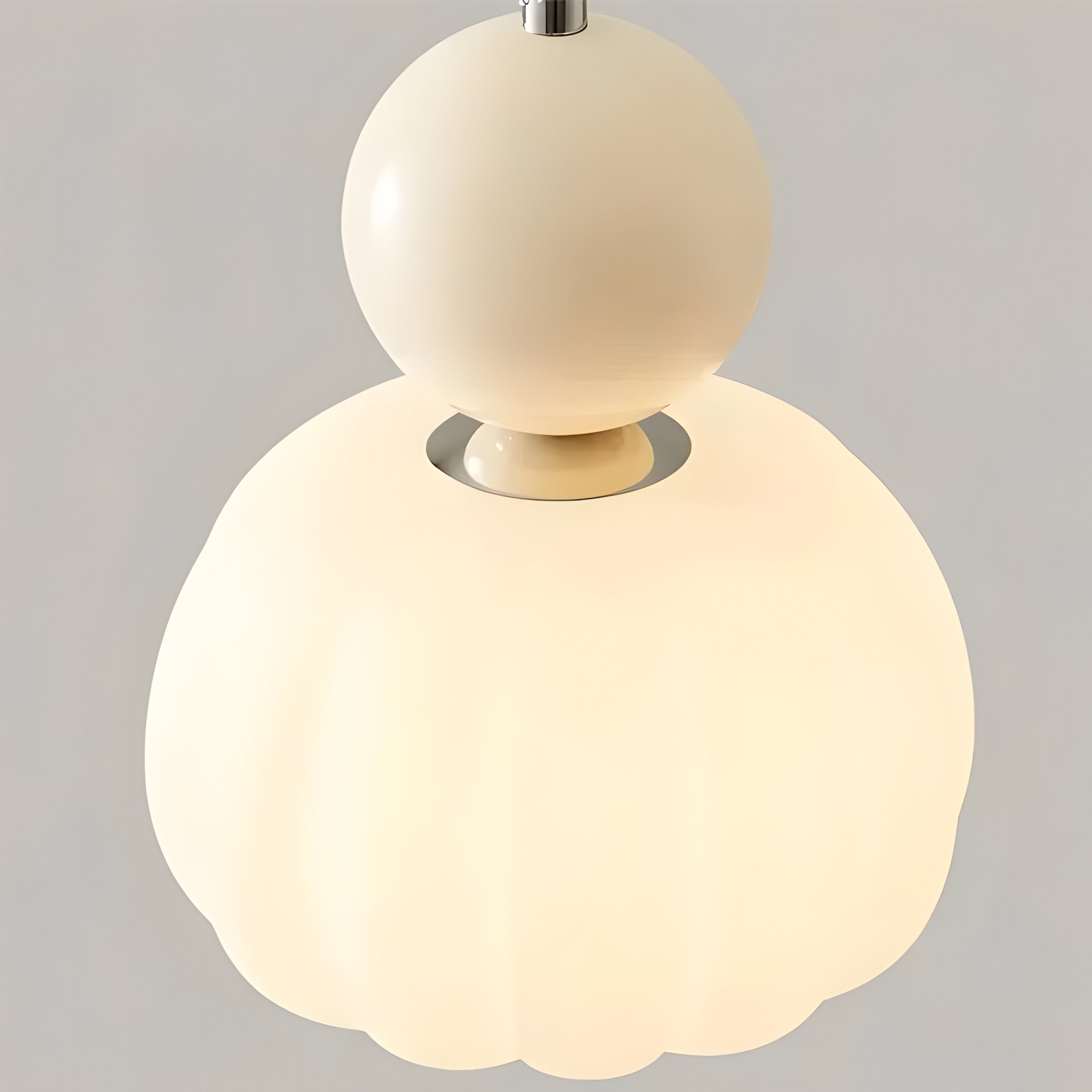 Solar-Powered Elegance: Mjørik Nordic Cream Pendant Lamp** **Meta Title:** Eco-Friendly Solar Pendant Lamp for Outdoor Spaces