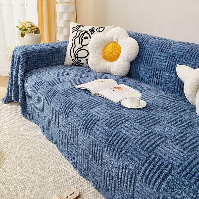 Sofa Tæppe i Blødt Polyester – Elegant Tæppe til Sofaen, Kæledyrsvenligt Design for Hyggelig Atmosfære 9