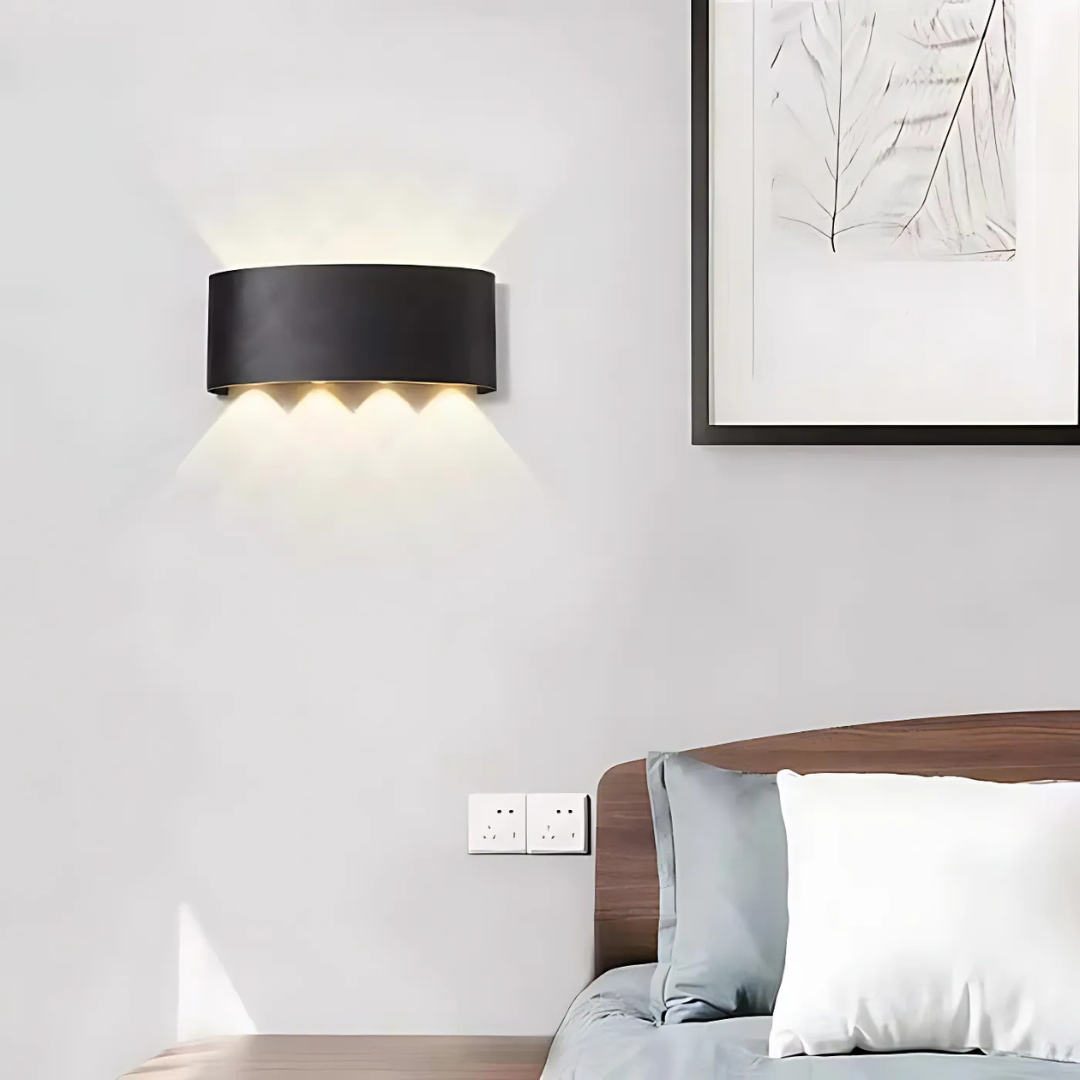Stralix Væglampe – Elegant LED Design til Indendørs og Udendørs Brug, Vandtæt og Energieffektiv Væglampe 9