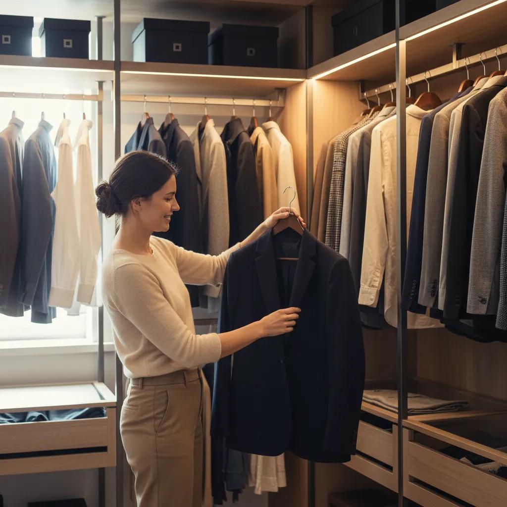 Trætøjsbøjler i Valnød – Skridsikre Skulderbøjler til Jakkesæt og Kjoler | Elegant og Funktionel Garderobeopbevaring 3