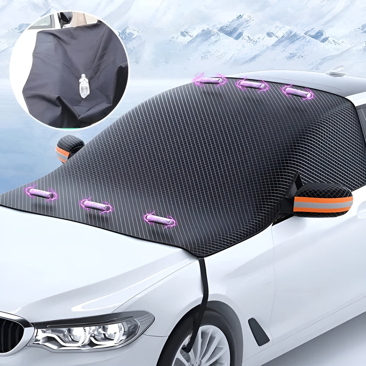 Magnetisk Frostdækken til Bilen – Hurtig Beskyttelse mod Is og Sne | Til Vinterdage