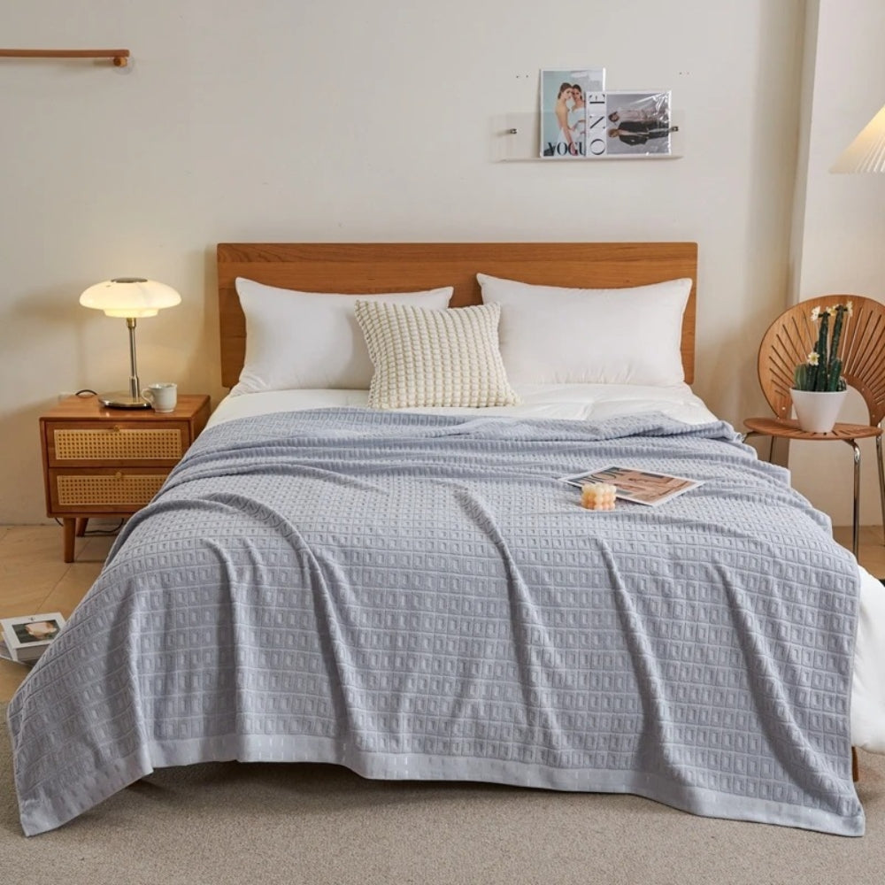 Vaffel Sommerdyne i Bomuld – Let og Åndbar til Varme Nætter | Perfekt til Alle Sæsoner 6