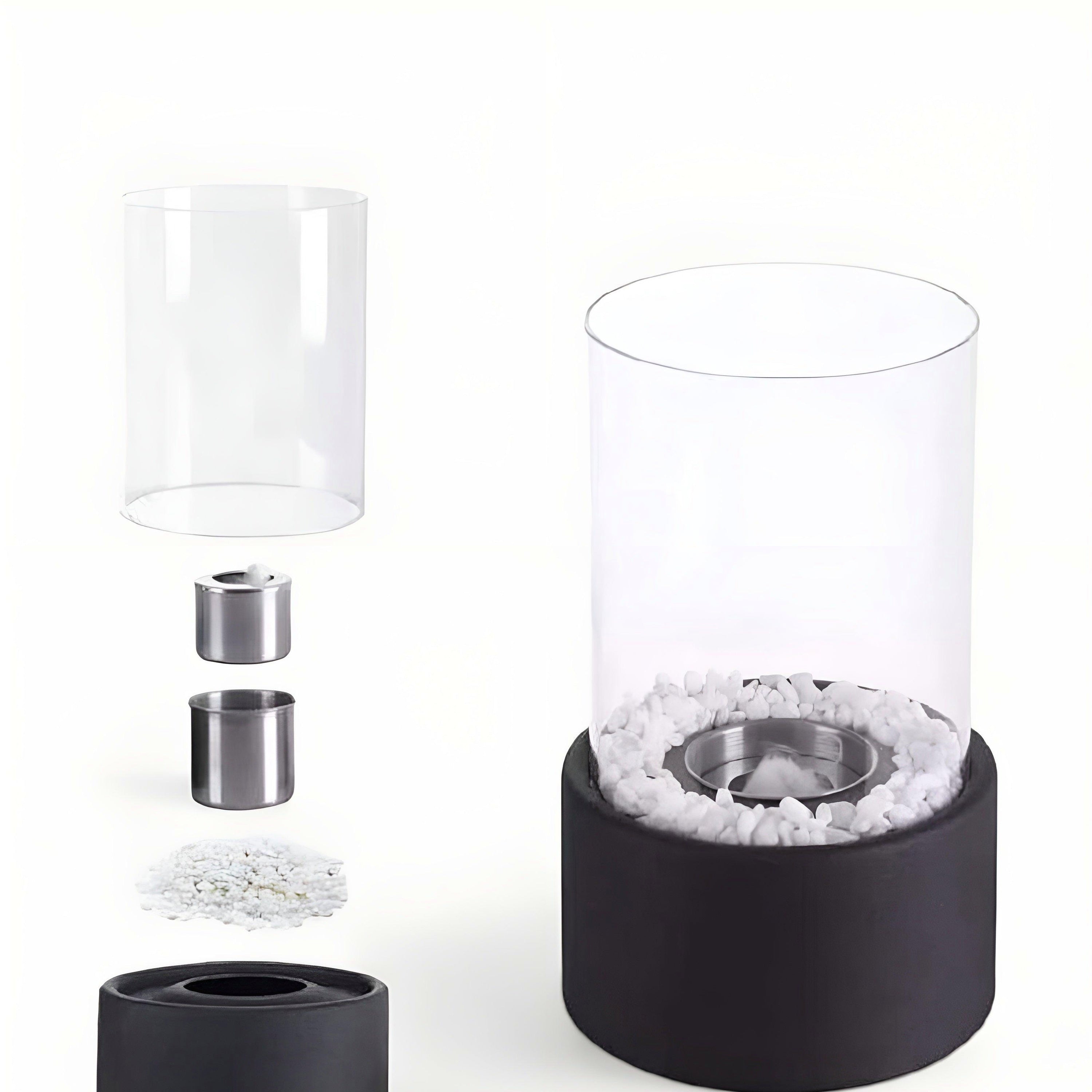 NordFlamme Table Fireplace – Elegant Bioethanol Ambiance