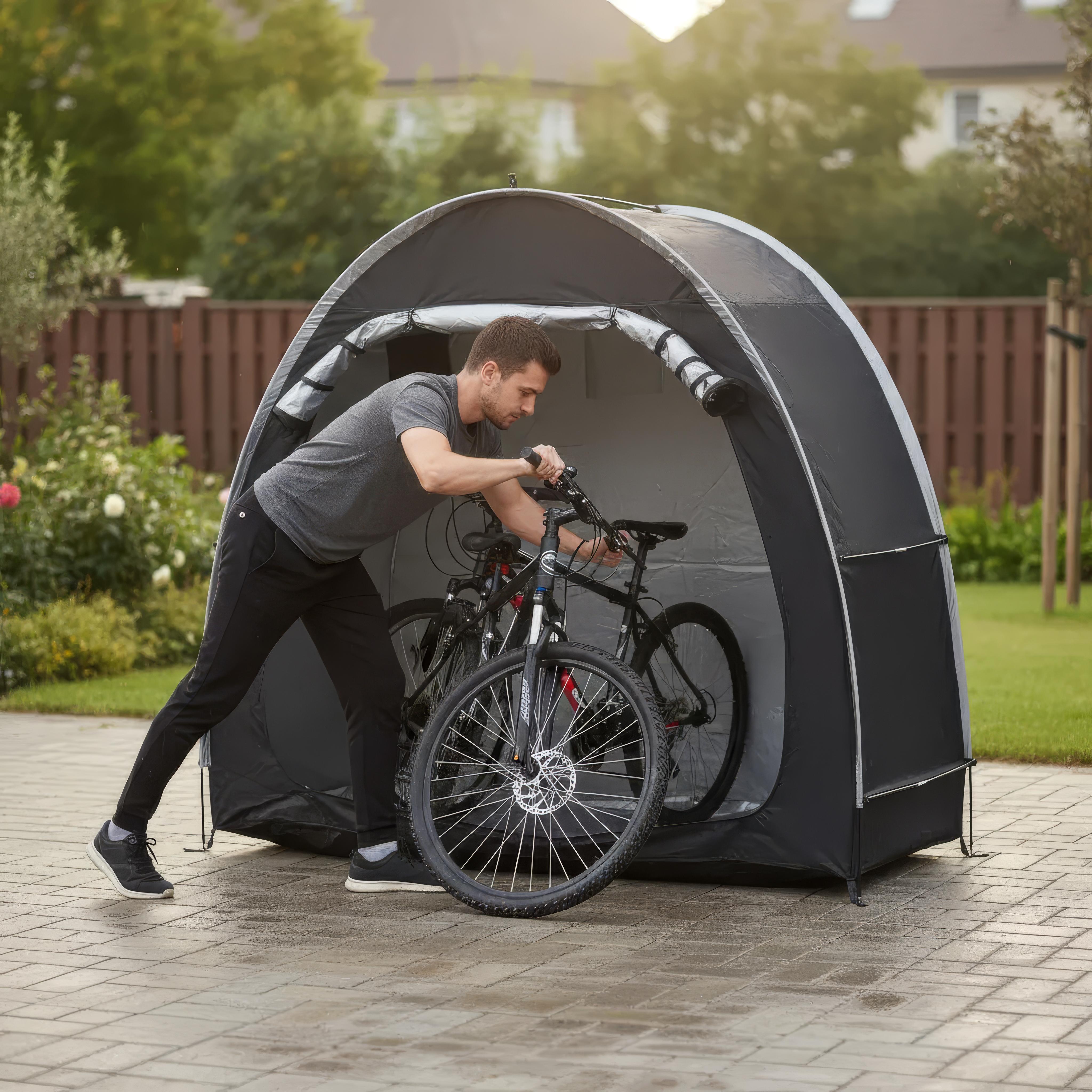 Cykeltelt med UV-beskyttelse og vandtæt belægning
