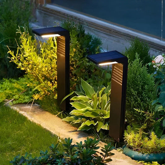 Eco-Friendly Solar LED Garden Light - Weatherproof Elegance