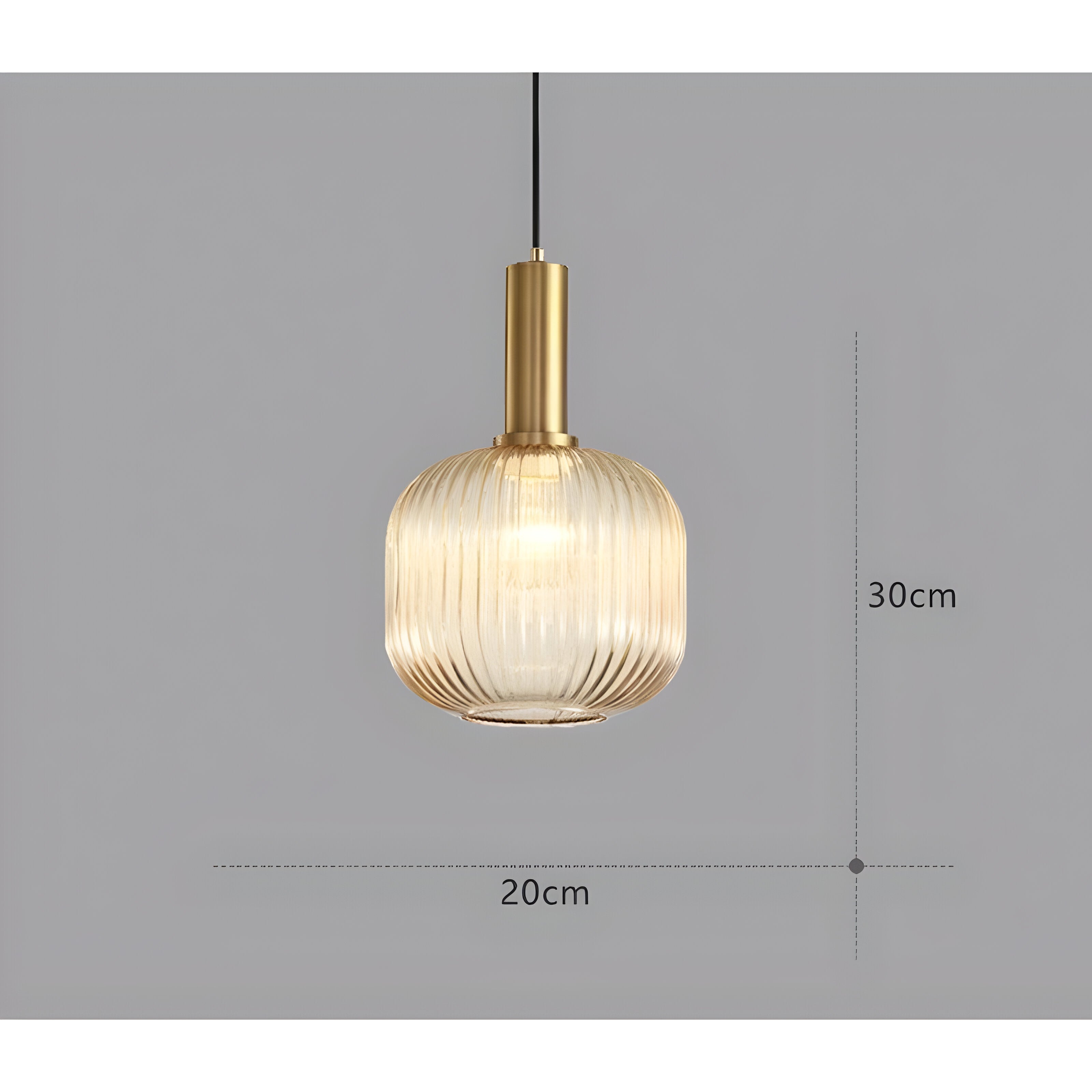 Sivren Vintage Glass Pendant Lamp - Timeless Elegance