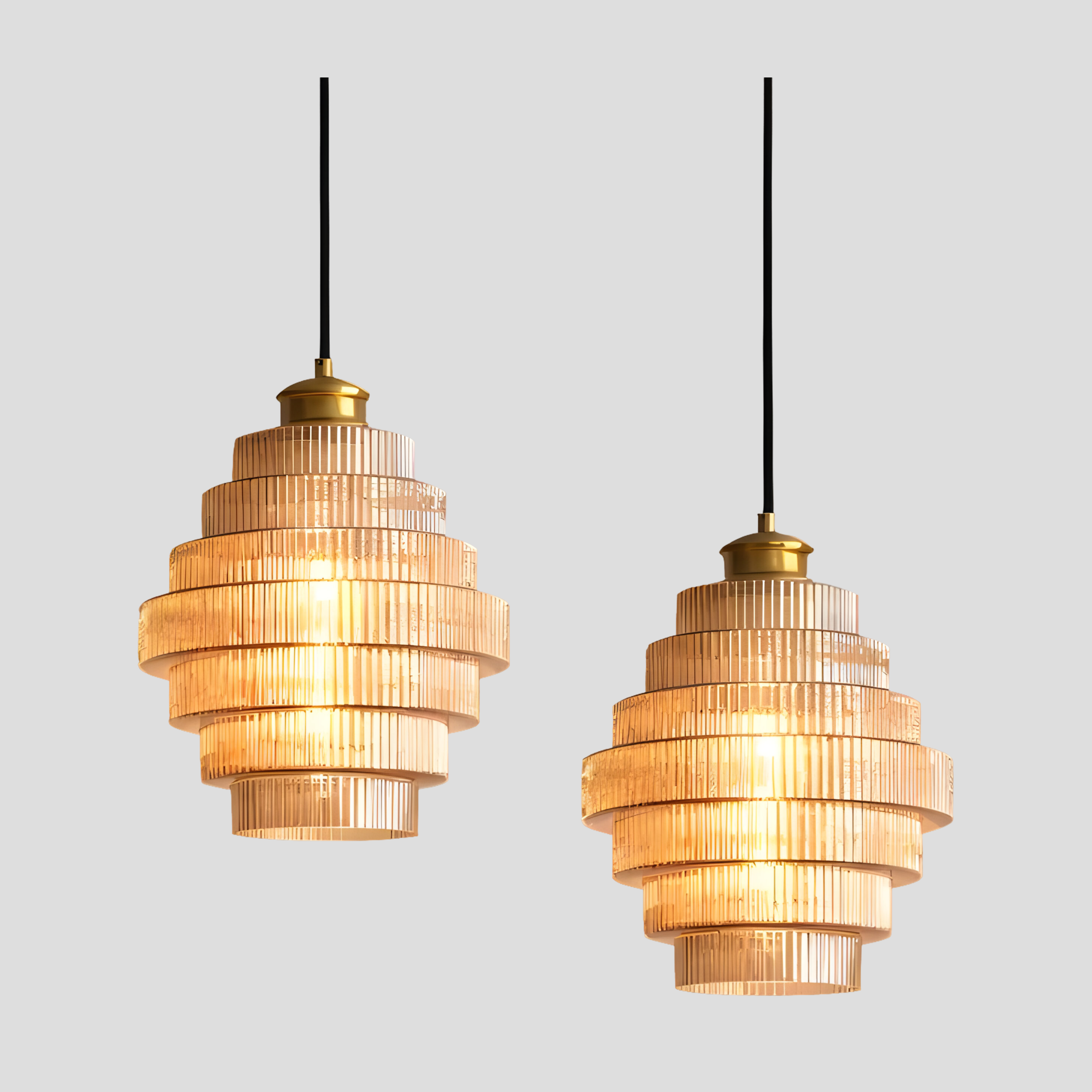 Luxurious LED Crystal Pendant Chandelier Light