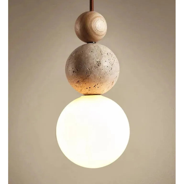 Hikari Wabi-Sabi Pendant Lamp – Elegant Natural Illumination