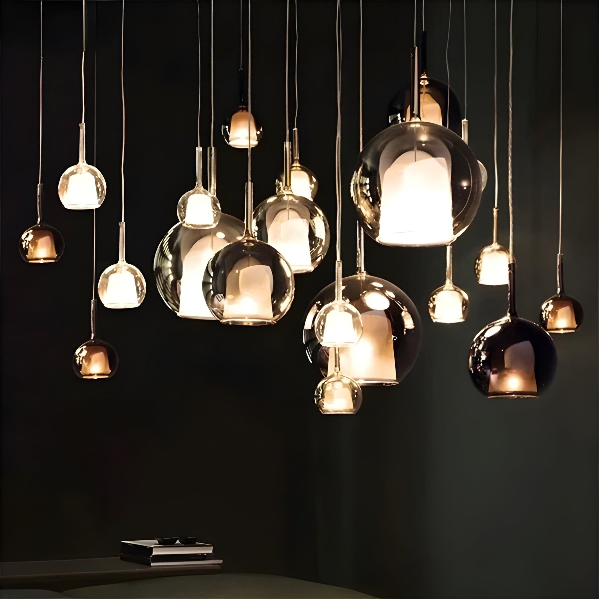Elegant Glass LED Pendant Light for Modern Spaces