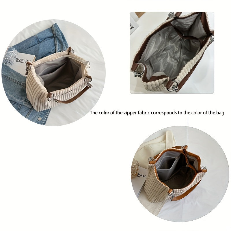 Corduroy crossbody taske lifestyle hverdagsbrug