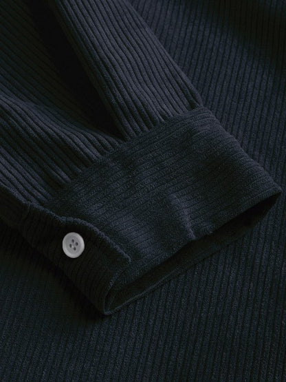 Herre-sæt i corduroy – forfra – kaffe