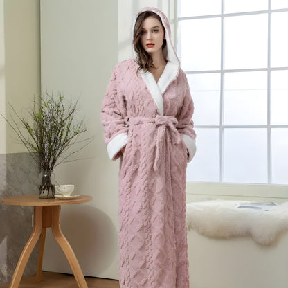 Pauliana Badekåbe – Hyggelig, Ultrablød Flannel-badekåbe til Kvinder