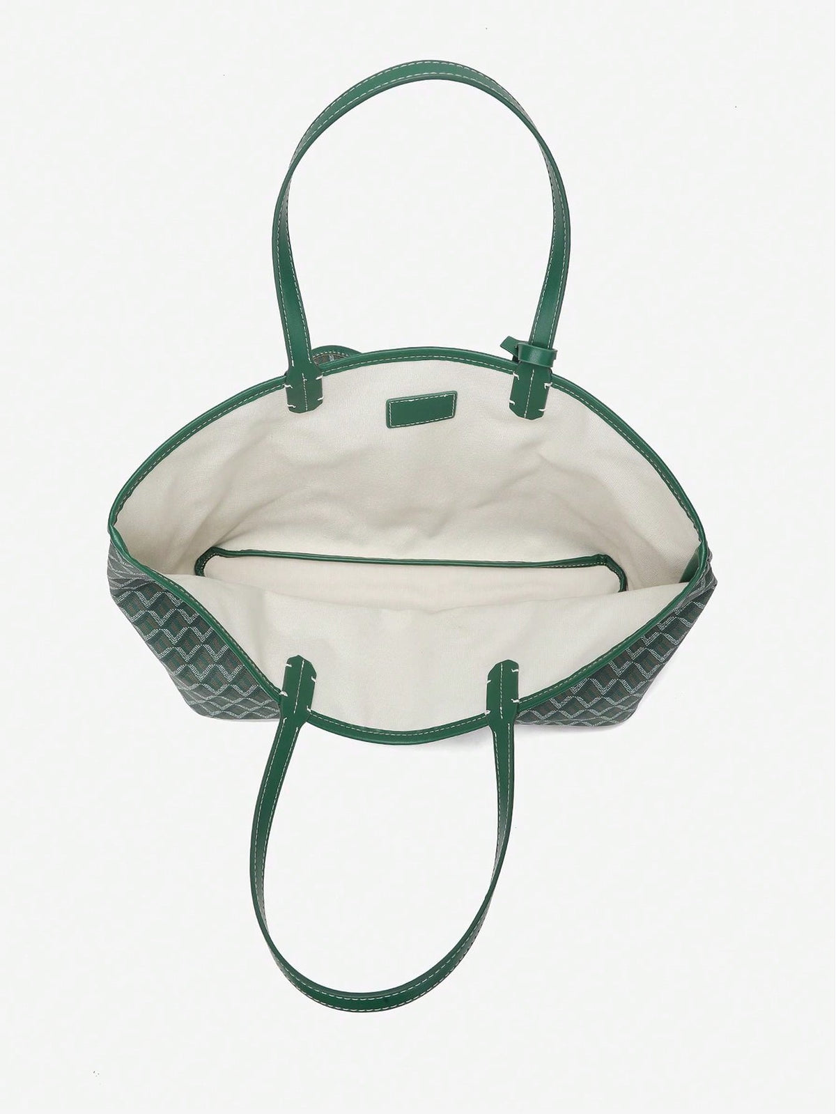 Tote bag i PVC – detalje af hank og syning