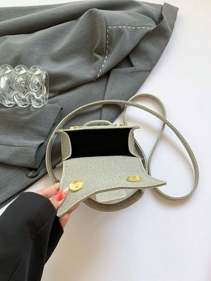 Mini håndtaske i khaki – kompakt accessoire til damer