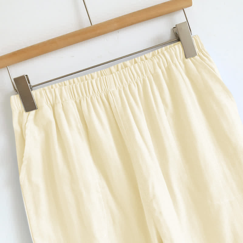 Pyjamas sæt kvinder – bukser i fuld længde vist i detalje