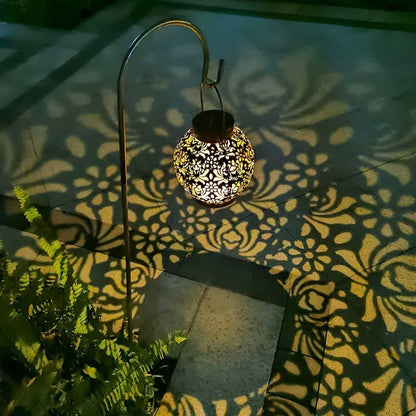 Elegant Solar Pendant Light for Atmospheric Garden Ambiance